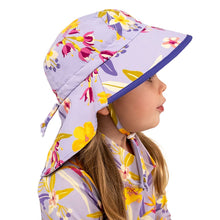 Load image into Gallery viewer, Tropical Bloom | Aqua Dry Adventure Hat: L