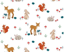 Load image into Gallery viewer, Forest Friends - Organic Single Duvet Cover and Pillow Bedding Set