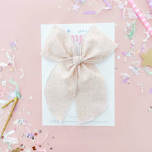 Load image into Gallery viewer, Rainbow Confetti: Large / Small Reversible Clip