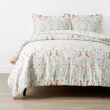 Load image into Gallery viewer, Forest Friends - Organic Single Duvet Cover and Pillow Bedding Set
