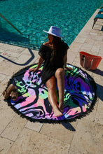 Load image into Gallery viewer, Marble Oversized Beach Towel
