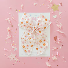 Load image into Gallery viewer, Pink and Brown Floral: Medium / Nylon Headband
