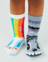 Load image into Gallery viewer, Pals Socks Rainbow and Mr. Gray
