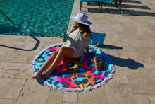 Load image into Gallery viewer, Summer Leopard Oversized Beach Towel
