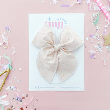 Load image into Gallery viewer, Rainbow Confetti: Large / Small Reversible Clip
