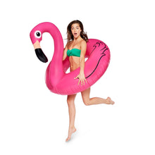 Load image into Gallery viewer, Giant Pink Flamingo Pool Float
