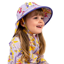 Load image into Gallery viewer, Tropical Bloom | Aqua Dry Adventure Hat: L
