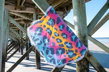 Load image into Gallery viewer, Summer Leopard Oversized Beach Towel
