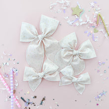 Load image into Gallery viewer, Rainbow Confetti: Small / Large Reversible Clip
