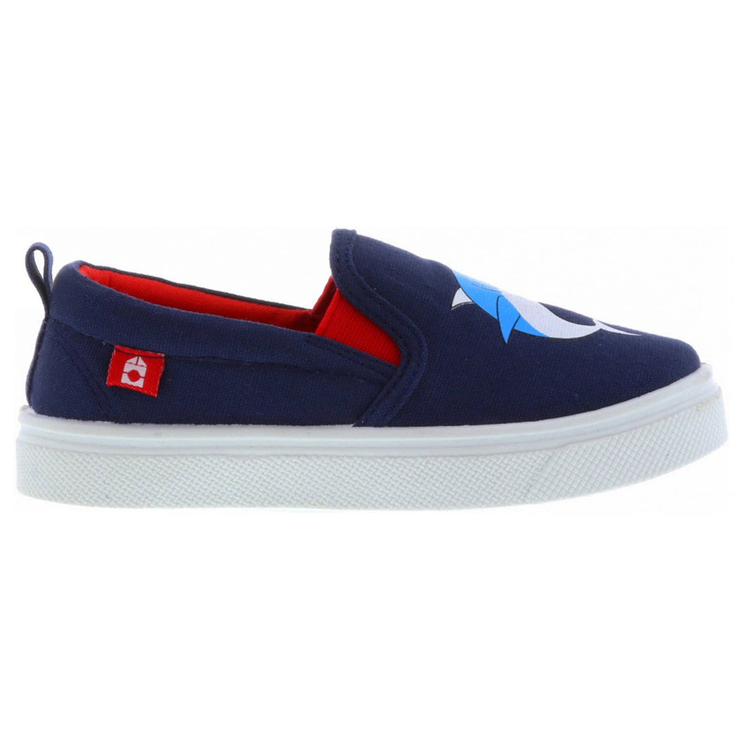 Rascal Slip On Sneaker- Navy Shark