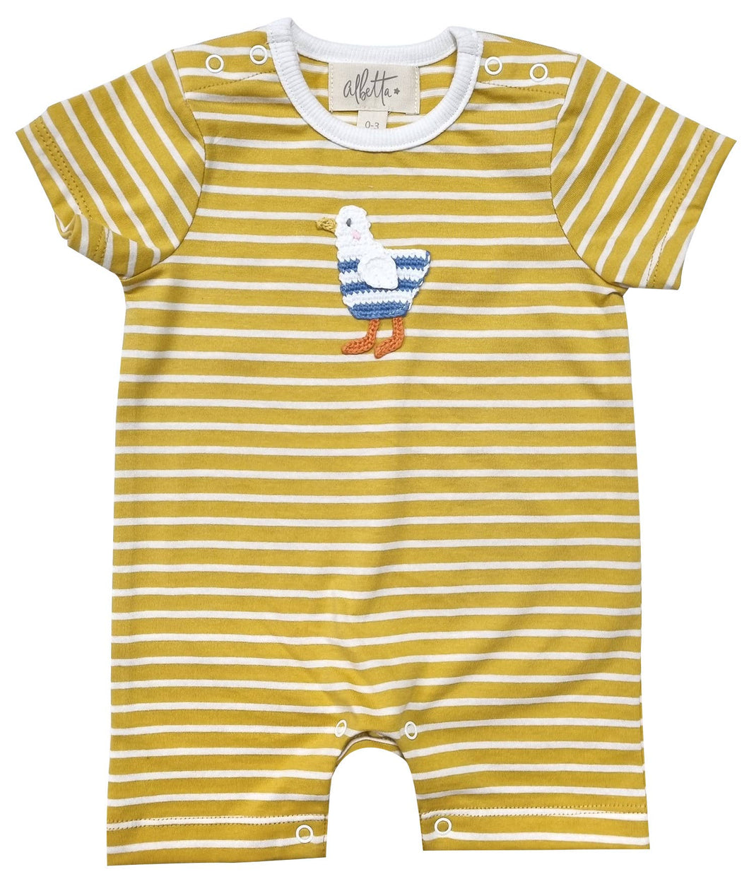 Crochet Sammy Seagull Babyvest