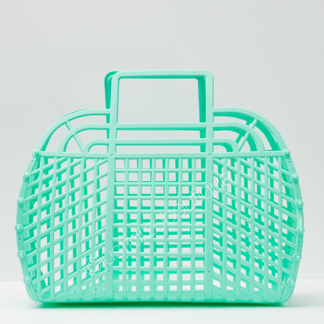 Large Retro Jelly Baskets - 𝙈𝙖𝙙𝙚 𝙞𝙣 𝙐𝙎𝘼!