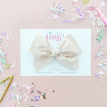 Load image into Gallery viewer, Rainbow Confetti: Small / Large Reversible Clip
