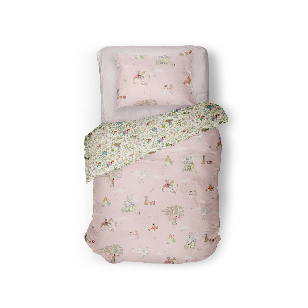 Fairytale Dreams - Organic Single Duvet Cover and Pillow Bed
