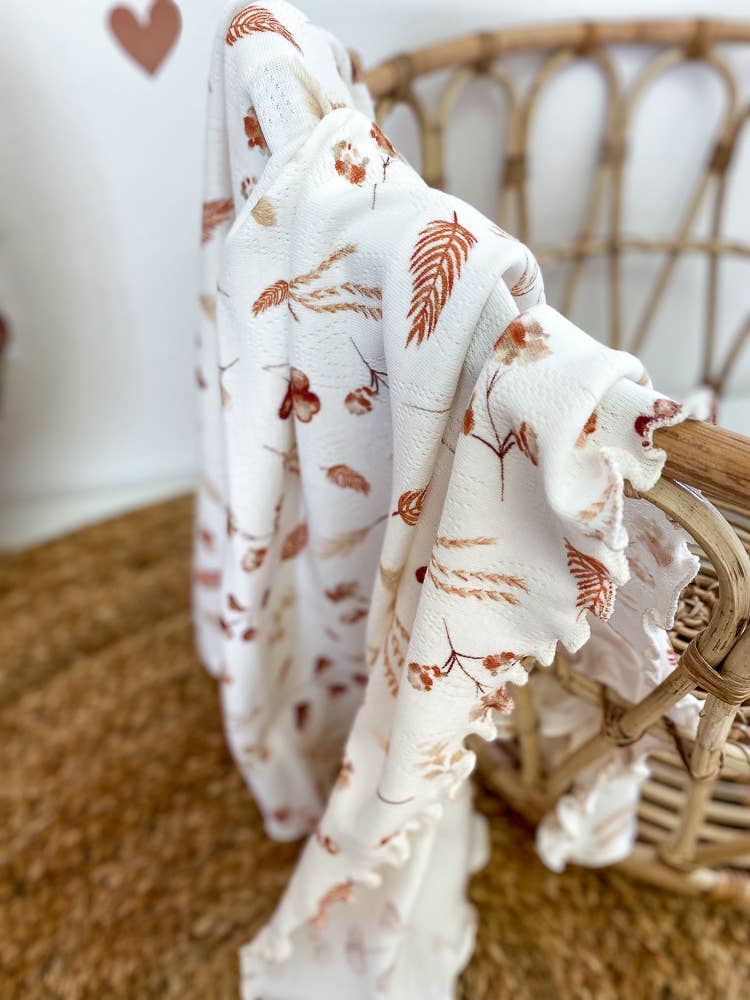 Swaddle blanket /  cotton pointoille