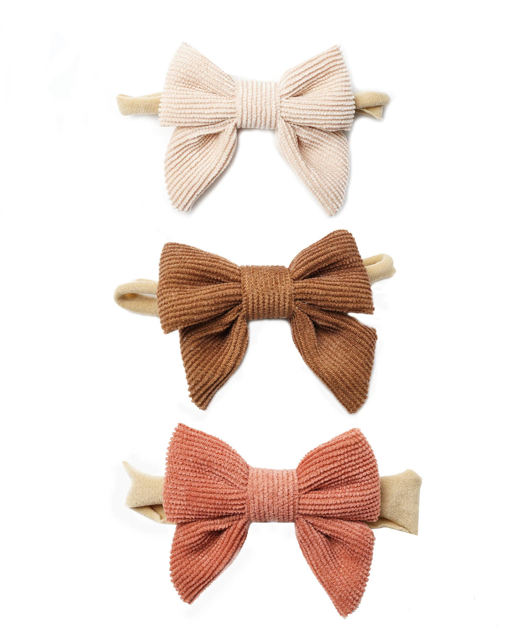 Sweet Sips Corduroy Bow Set