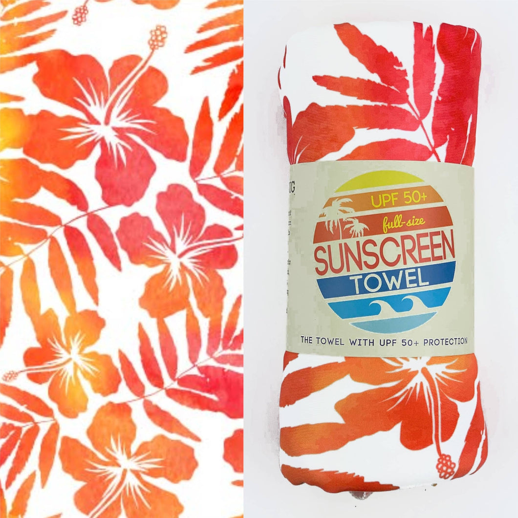 Full Size Upf 50+ Sunscreen Towel