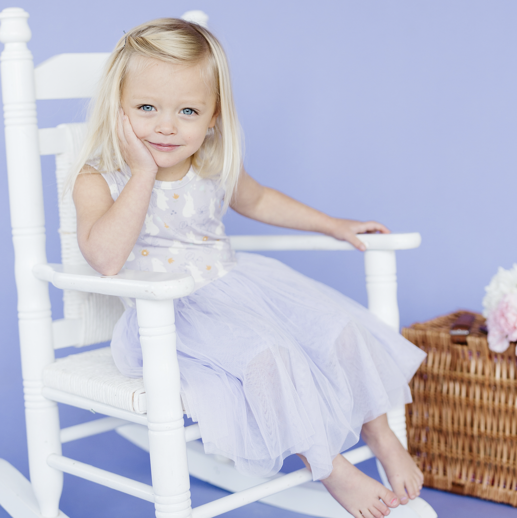 Kids + Baby Tulle Tutu Dress - Easter Bunny Hop