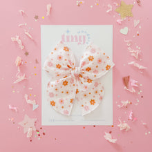 Load image into Gallery viewer, Pink and Brown Floral: Medium / Nylon Headband
