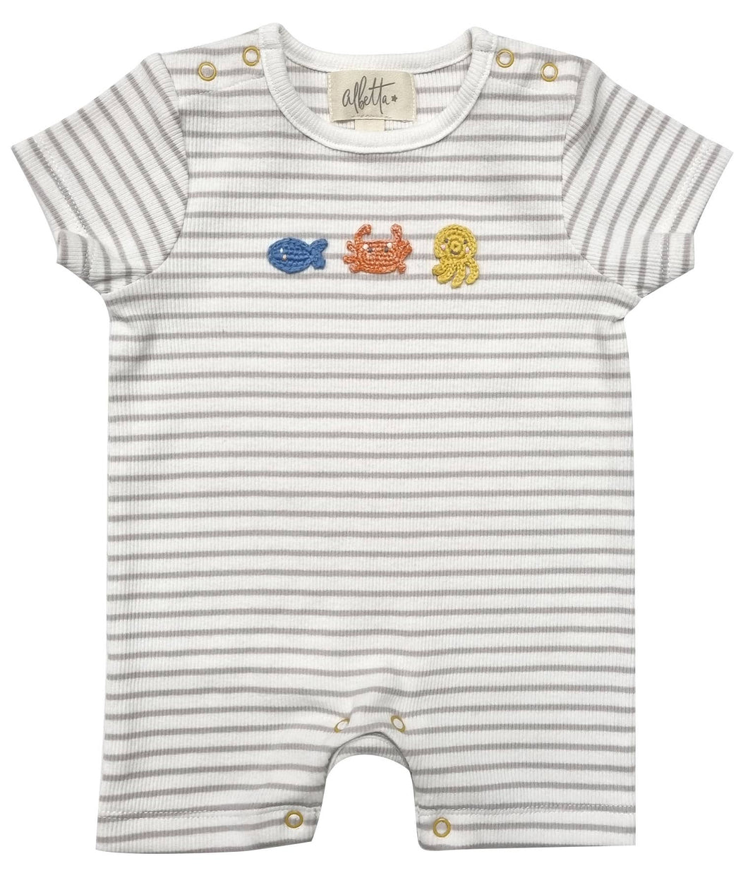 Nautical 3 Mini Crochet Babyvest