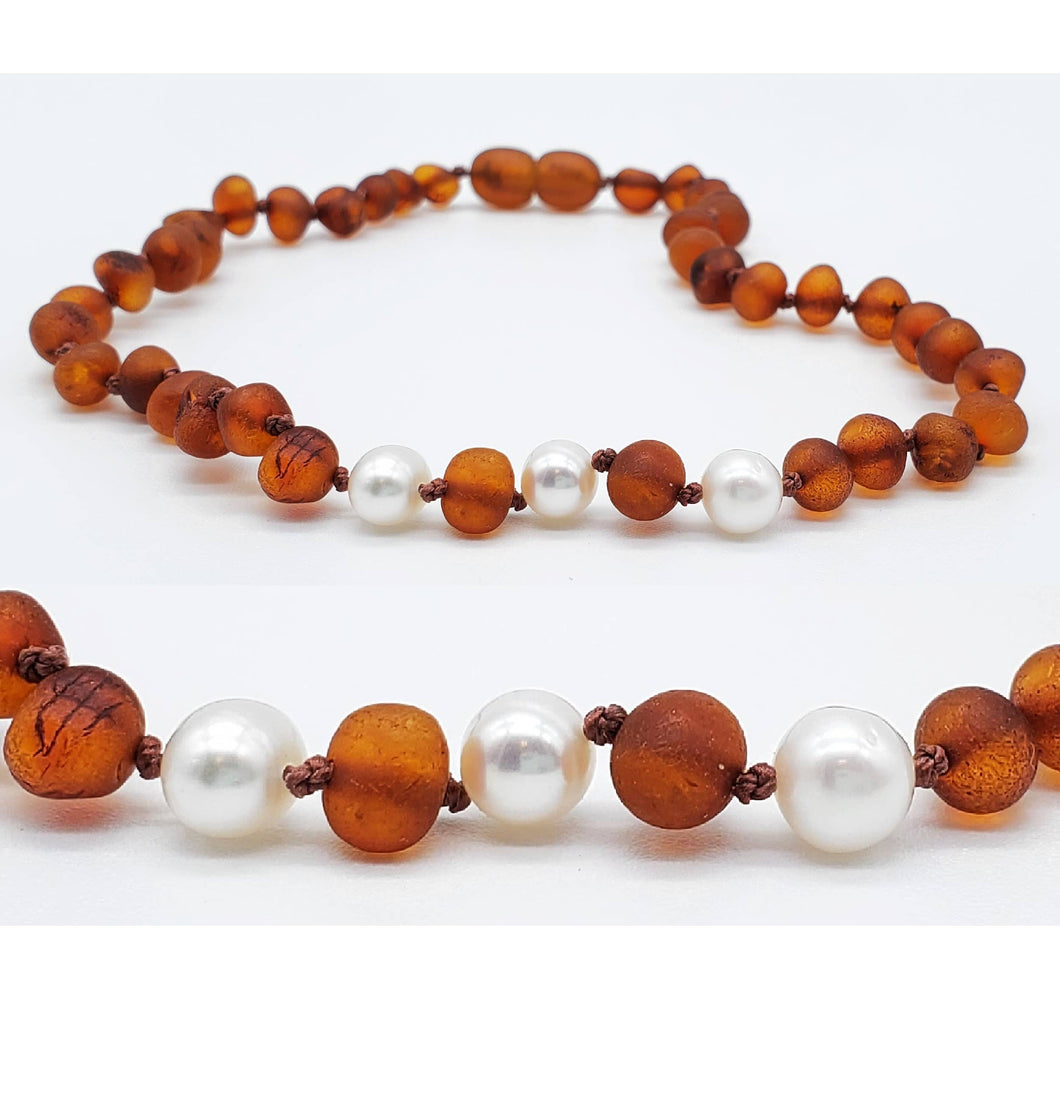 Kids | Easy Order Baltic Amber + Genuine Gemstone Necklaces