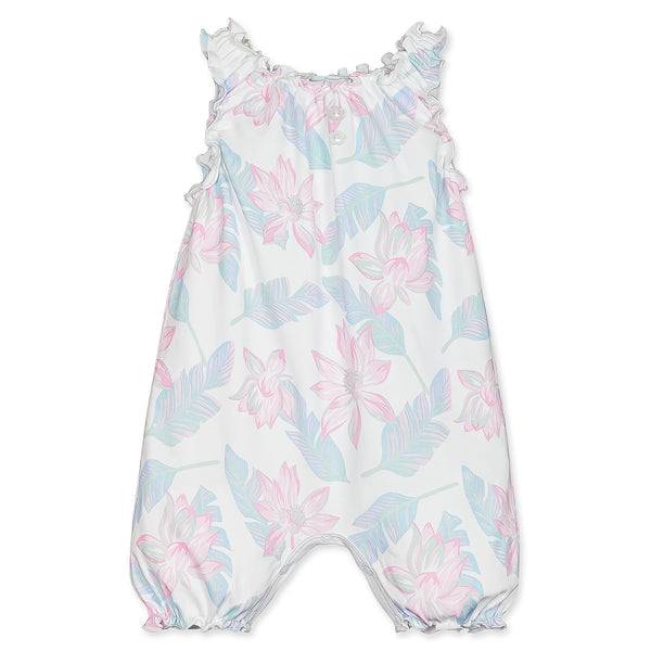 Stella pink and aqua romper
