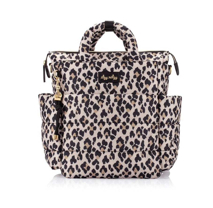 Dream Convertible Diaper Bag, Leopard